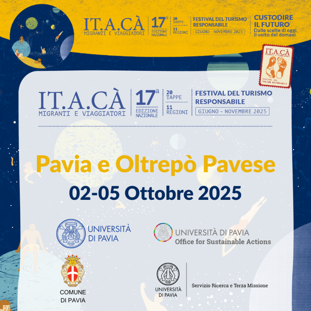 Pavia città viva e responsabile: al via il Festival IT.A.CÀ tra storia, sostenibilità e cultura diffusa
