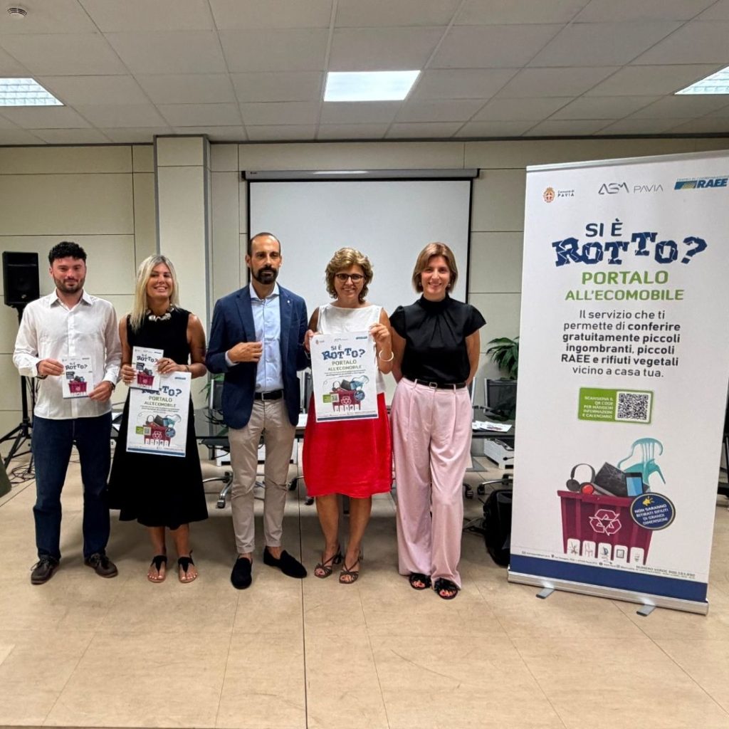 RAEE: raccolta in crescita grazie alla collaborazione tra ASM Pavia, Università e territorio