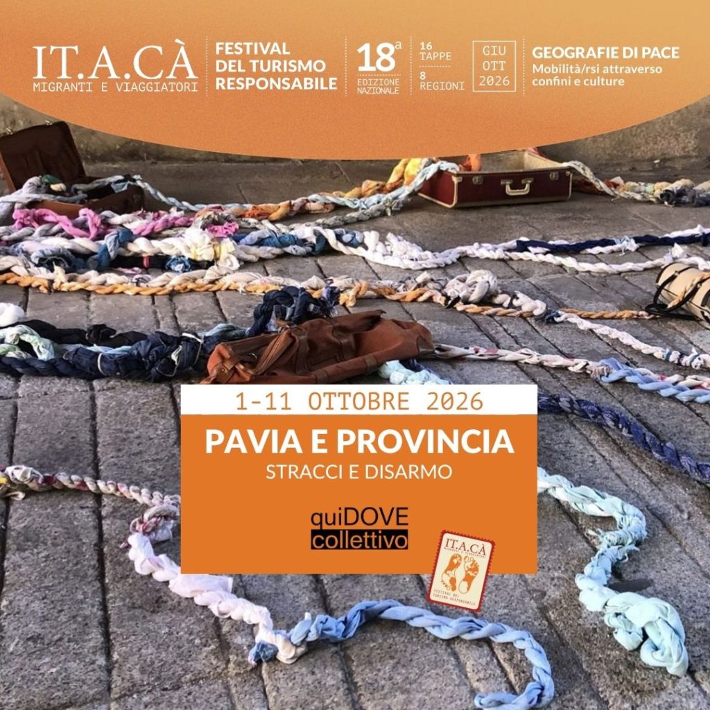 “Stracci e disarmo”: l’arte attraversa i confini e gli spazi dell’Università di Pavia