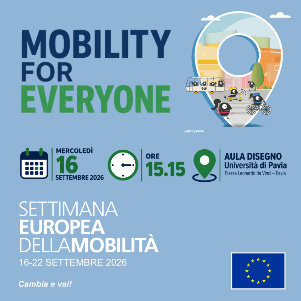 “Mobility for Everyone”: all’Università di Pavia un confronto sulla mobilità sostenibile e inclusiva